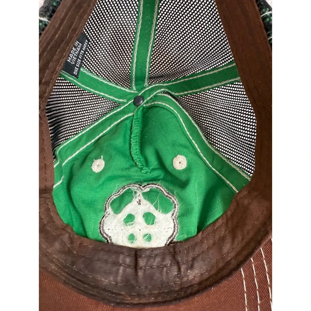 Irish Hat Green‎ Shamrock Baseball Cap Trucker Distressed One Size Adjustable